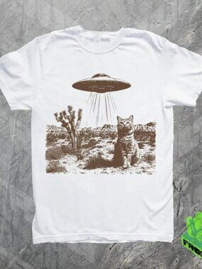 Retro Cowboy Cat Shirt, Funny Cat T-shirt, Gift For Cat Lover